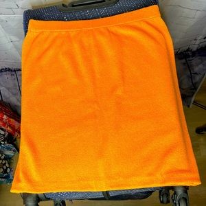 St John Orange Skirt